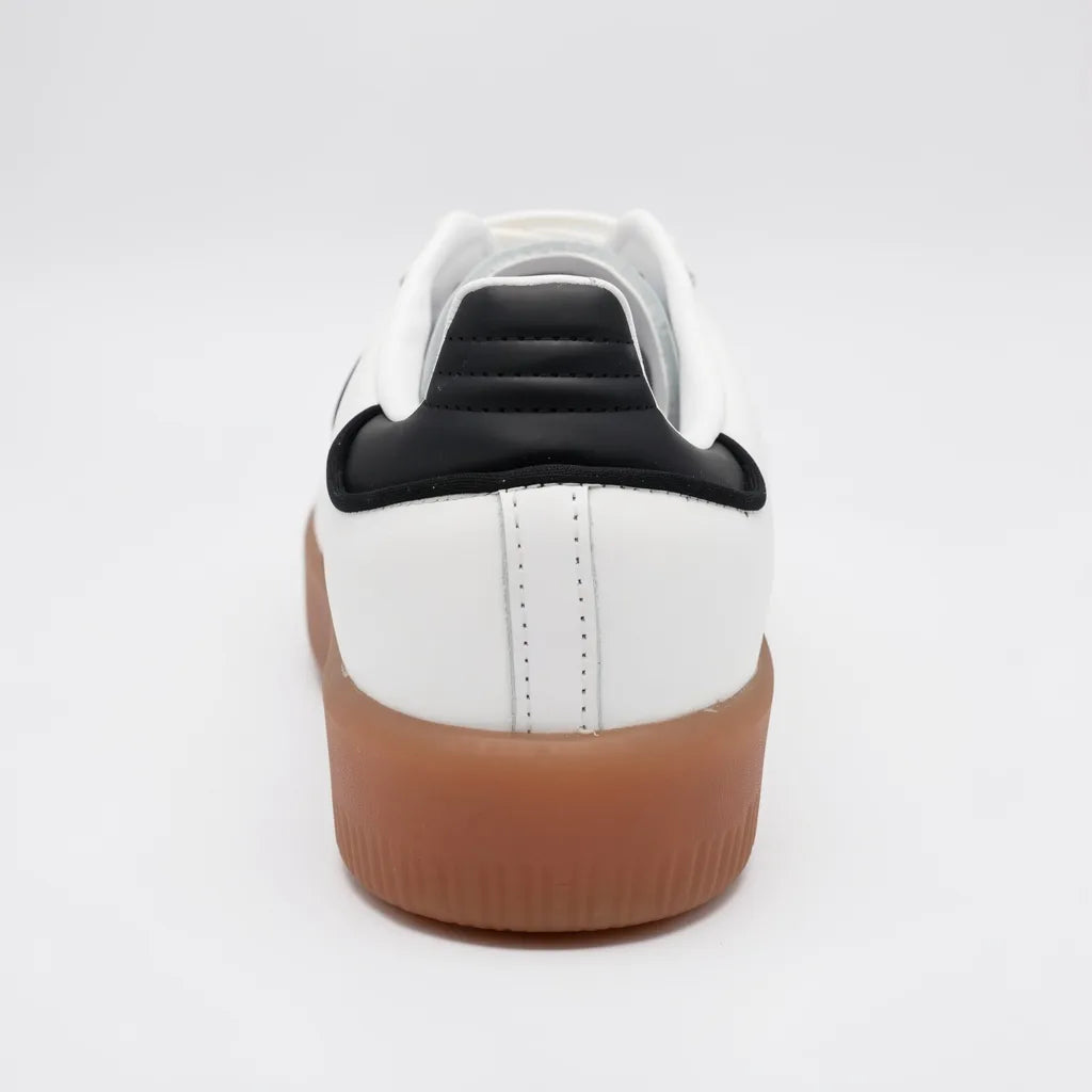 Adidas Tenis Moderno Blanco Franjas / Lineas Cuero Negro Lateral y Talón Suela Café | Compralo en Soy Reinventada GT | 4