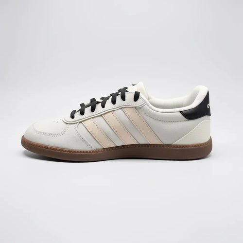 Adidas Tenis Moderno Crema Franjas / Lineas Beige Lateral Suela Café | Compralo en Soy Reinventada GT | 2