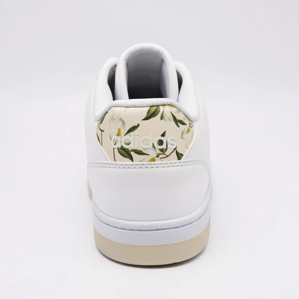 Adidas Tenis Plataforma Blanco Diseño Floral Amarillo Lateral Suela Blanca/ Amarillo | Compralo en Soy Reinventada GT | 4