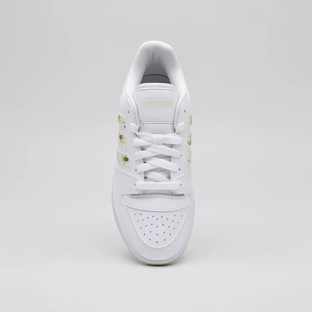 Adidas Tenis Plataforma Blanco Diseño Floral Amarillo Lateral Suela Blanca/ Amarillo | Compralo en Soy Reinventada GT | 5