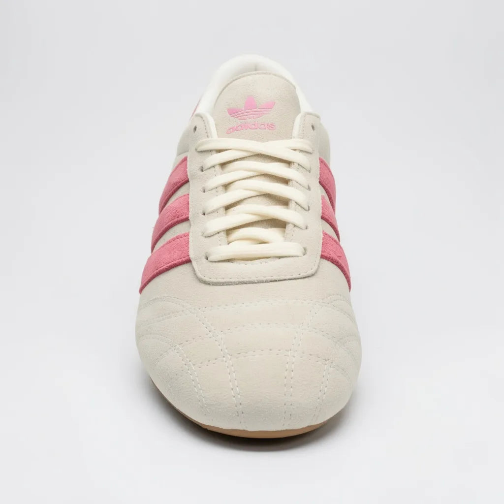 Adidas Tenis Urbano Beige Franjas / Lineas Rosado Lateral y Talón Suela Blanca/ café | Compralo en Soy Reinventada GT | 4