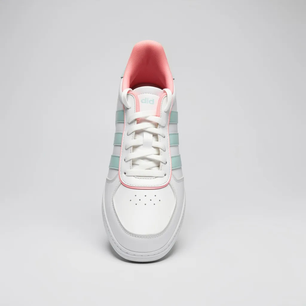 Adidas Tenis Urbano Blanco Franjas / Lineas Celeste Lateral y Talón Suela Blanca | Compralo en Soy Reinventada GT | 5