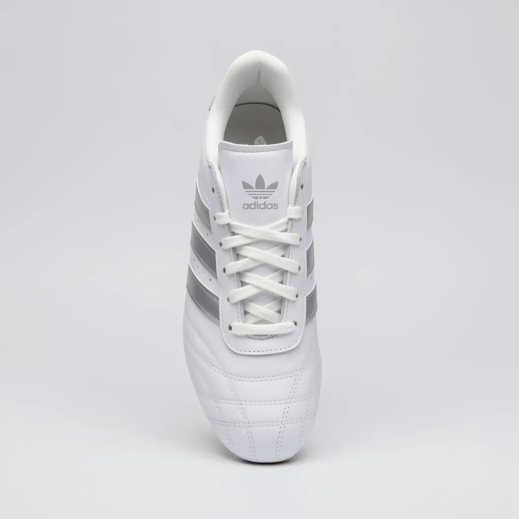 Adidas Tenis Urbano Blanco Franjas / Lineas Plateado Lateral y Talón Suela Blanca/ café | Compralo en Soy Reinventada GT | 5