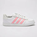 Adidas Tenis Urbano Blanco Franjas / Lineas Rosado Fosforecente Lateral Suela Blanca | Compralo en Soy Reinventada GT | 1