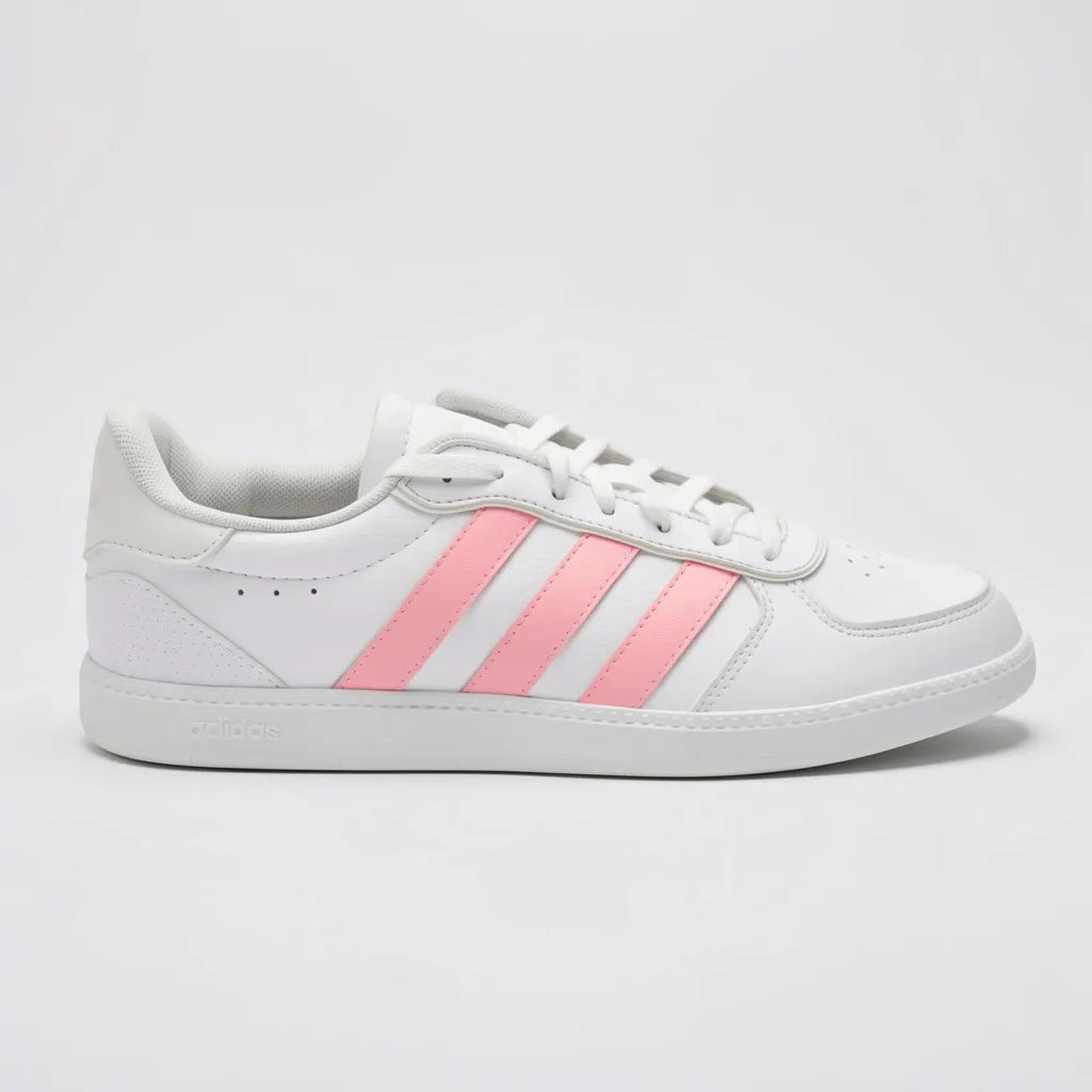 Adidas Tenis Urbano Blanco Franjas / Lineas Rosado Fosforecente Lateral Suela Blanca | Compralo en Soy Reinventada GT | 1