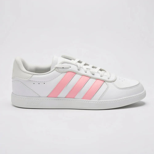 Adidas Tenis Urbano Blanco Franjas / Lineas Rosado Fosforecente Lateral Suela Blanca | Compralo en Soy Reinventada GT | 1