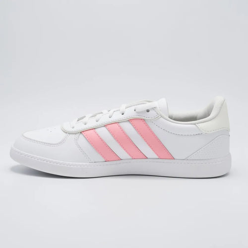 Adidas Tenis Urbano Blanco Franjas / Lineas Rosado Fosforecente Lateral Suela Blanca | Compralo en Soy Reinventada GT | 2