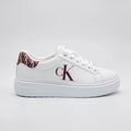 Calvin Klein Tenis Plataforma Blanco Diseño CK Corinto Talón y lateral Suela Blanca | Compralo en Soy Reinventada GT | 1