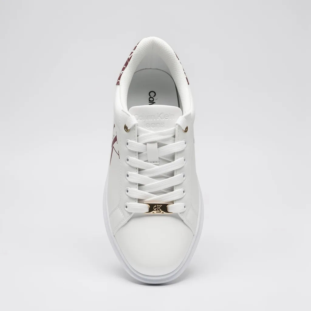 Calvin Klein Tenis Plataforma Blanco Diseño CK Corinto Talón y lateral Suela Blanca | Compralo en Soy Reinventada GT | 5