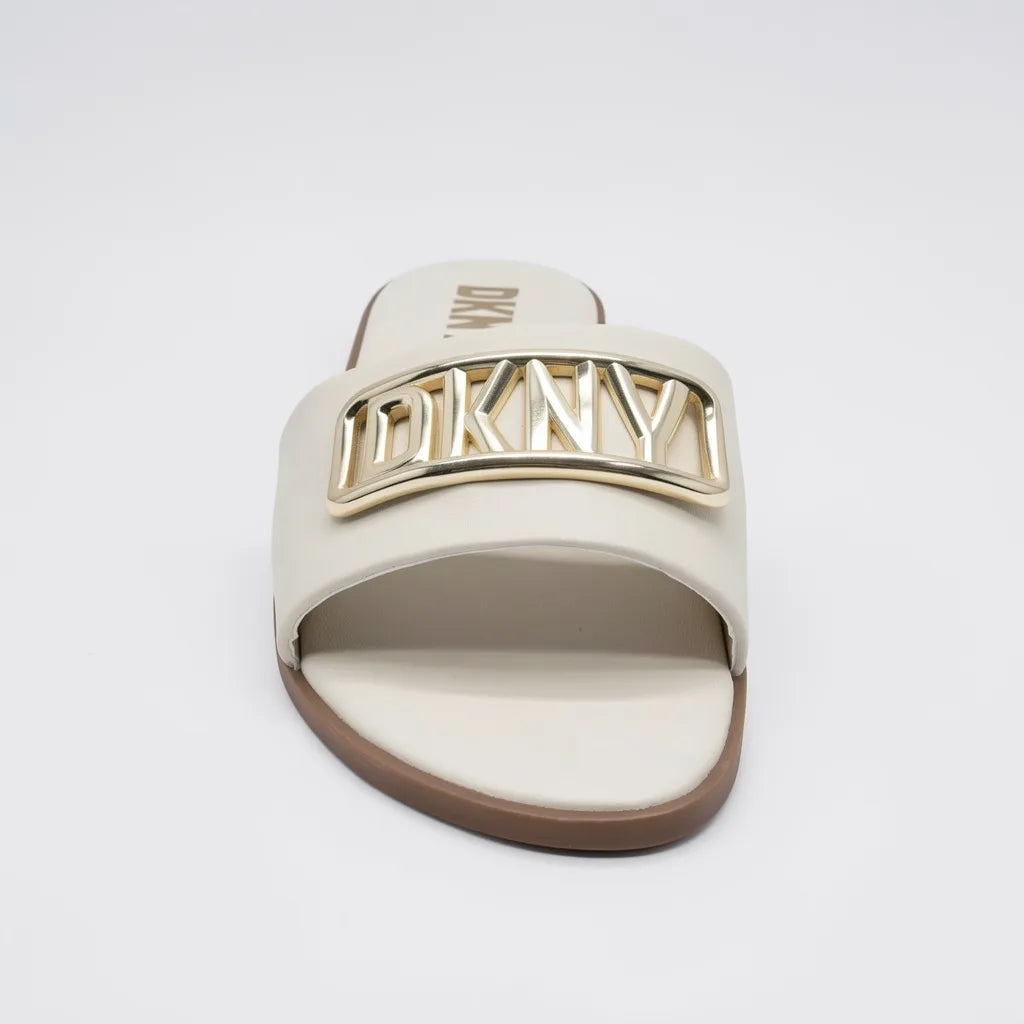 DKNY Sandalia Slip On Beige DKNY Dorado Empeine Suela Café | Compralo en Soy Reinventada GT | 3
