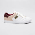 GBG Tenis Moderno Blanco Estampado G Rosado/ Corinto Lateral y Talón Suela Blanca | Compralo en Soy Reinventada GT | 1