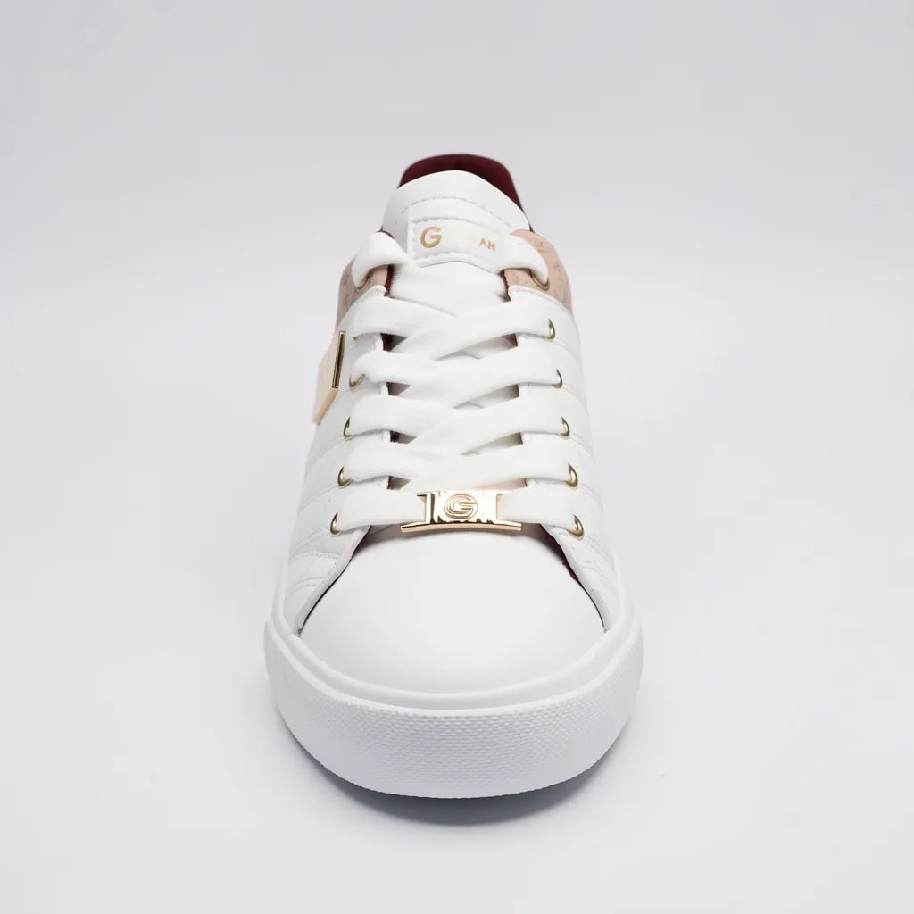 GBG Tenis Moderno Blanco Estampado G Rosado/ Corinto Lateral y Talón Suela Blanca | Compralo en Soy Reinventada GT | 3
