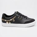 GBG Tenis Moderno Negro Cadena Dorado Lateral Suela Blanca | Compralo en Soy Reinventada GT | 1