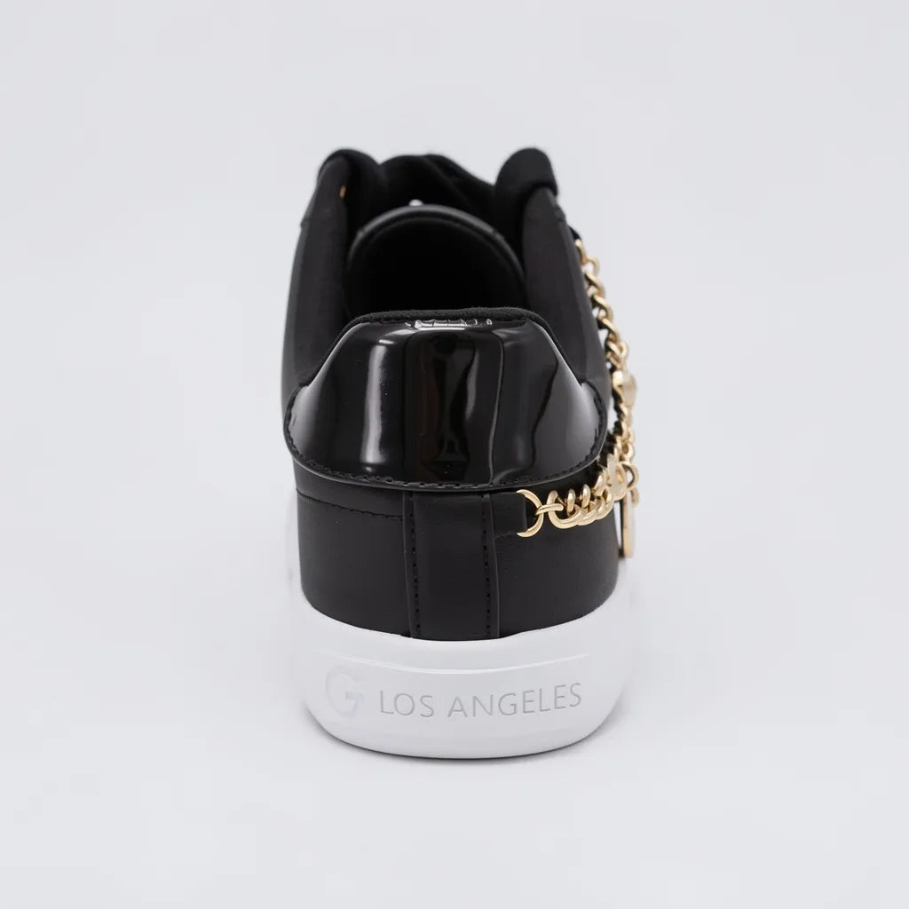 GBG Tenis Moderno Negro Cadena Dorado Lateral Suela Blanca | Compralo en Soy Reinventada GT | 4