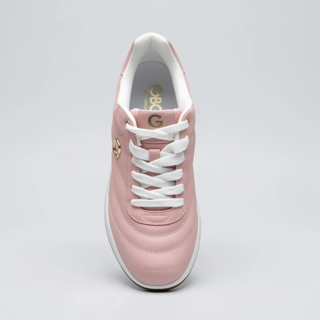 GBG Tenis Moderno Rosado Logo Dorado Lateral Suela Blanca | Compralo en Soy Reinventada GT | 5