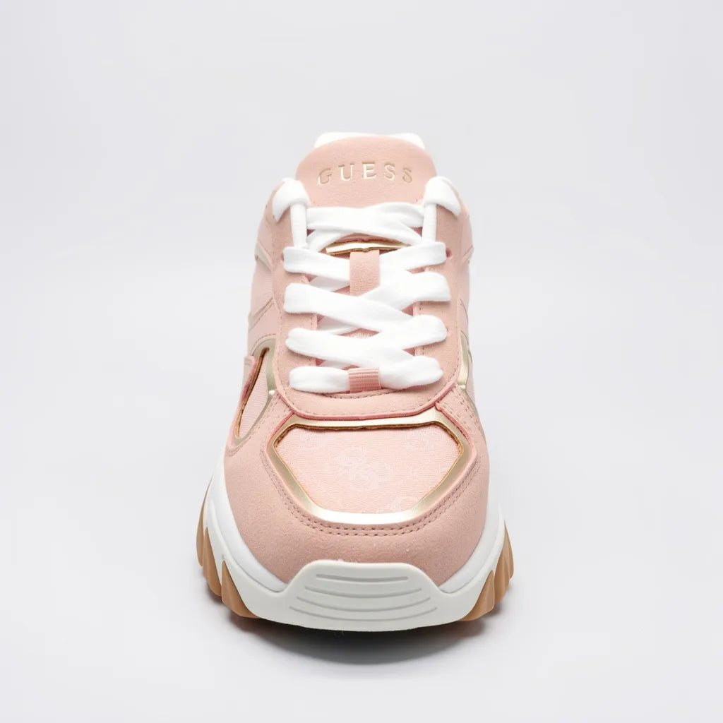 Guess Plataforma Moderno Rosado Detalles Dorado Todo Suela Blanca/ café | Compralo en Soy Reinventada GT | 3
