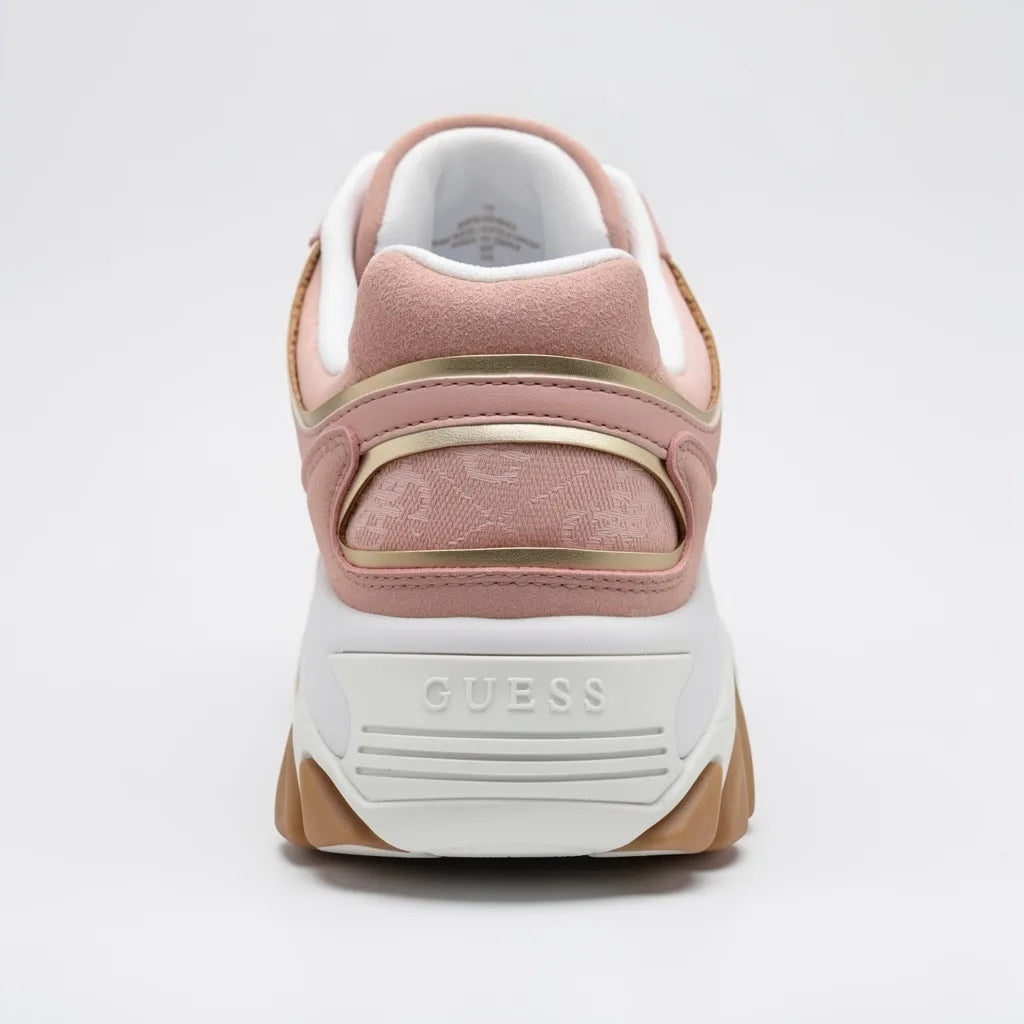 Guess Plataforma Moderno Rosado Detalles Dorado Todo Suela Blanca/ café | Compralo en Soy Reinventada GT | 4