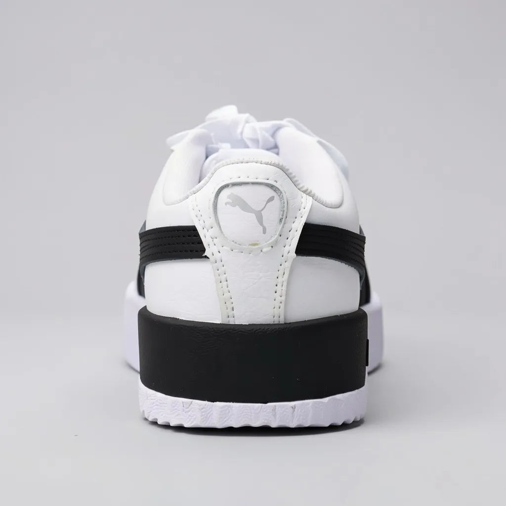 Puma Tenis Plataforma Blanco Franjas / Lineas Negro Lateral y Talón Suela Blanca/ negro | Photo Studio AI | 4