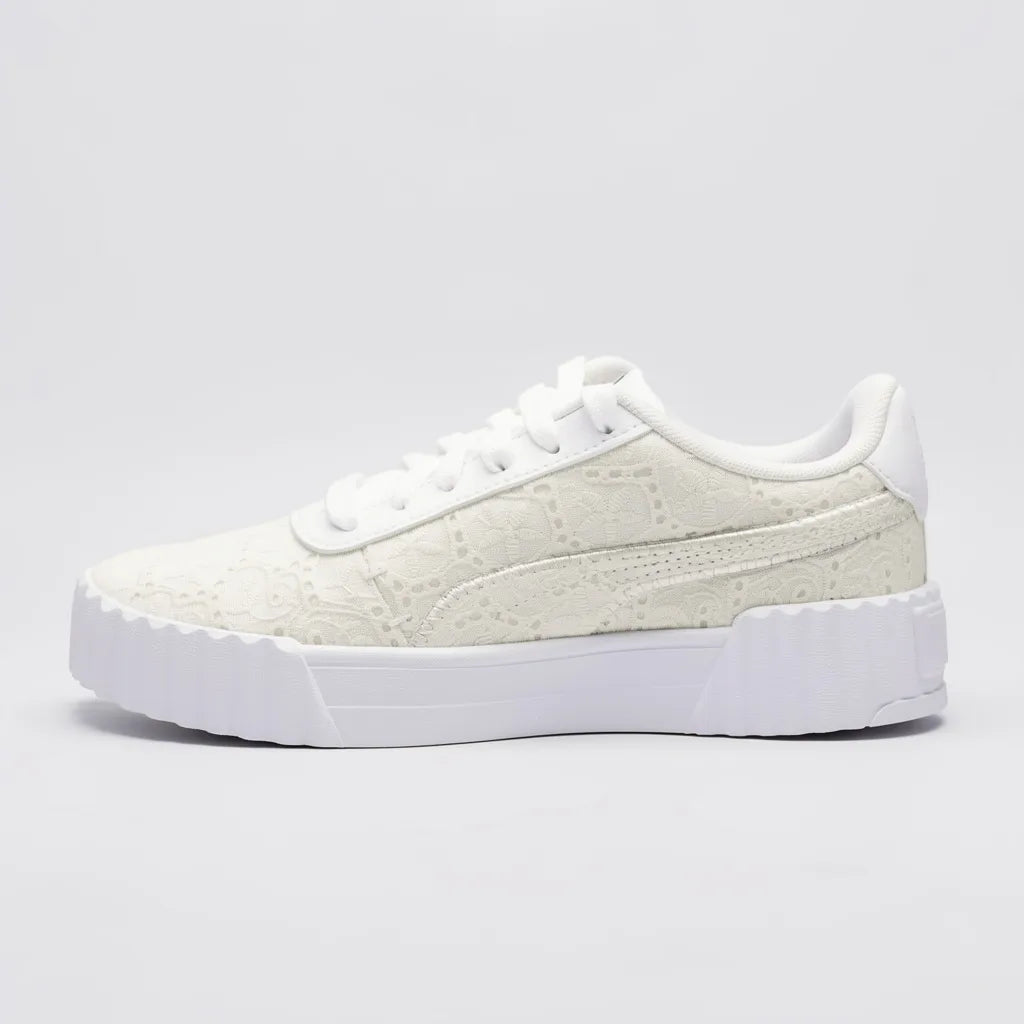 Puma Tenis Plataforma Ivory Encaje N/A Todo Suela Blanca | Photo Studio AI | 2