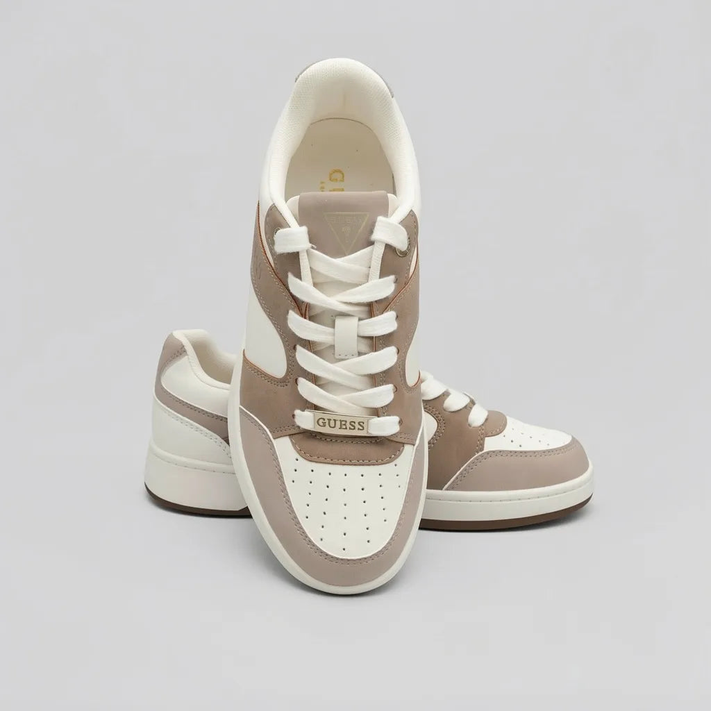 Guess Tenis Urbano Blanco hueso Detalles Café Todo Suela Blanco Hueso/ Café | Photo Studio AI | 5