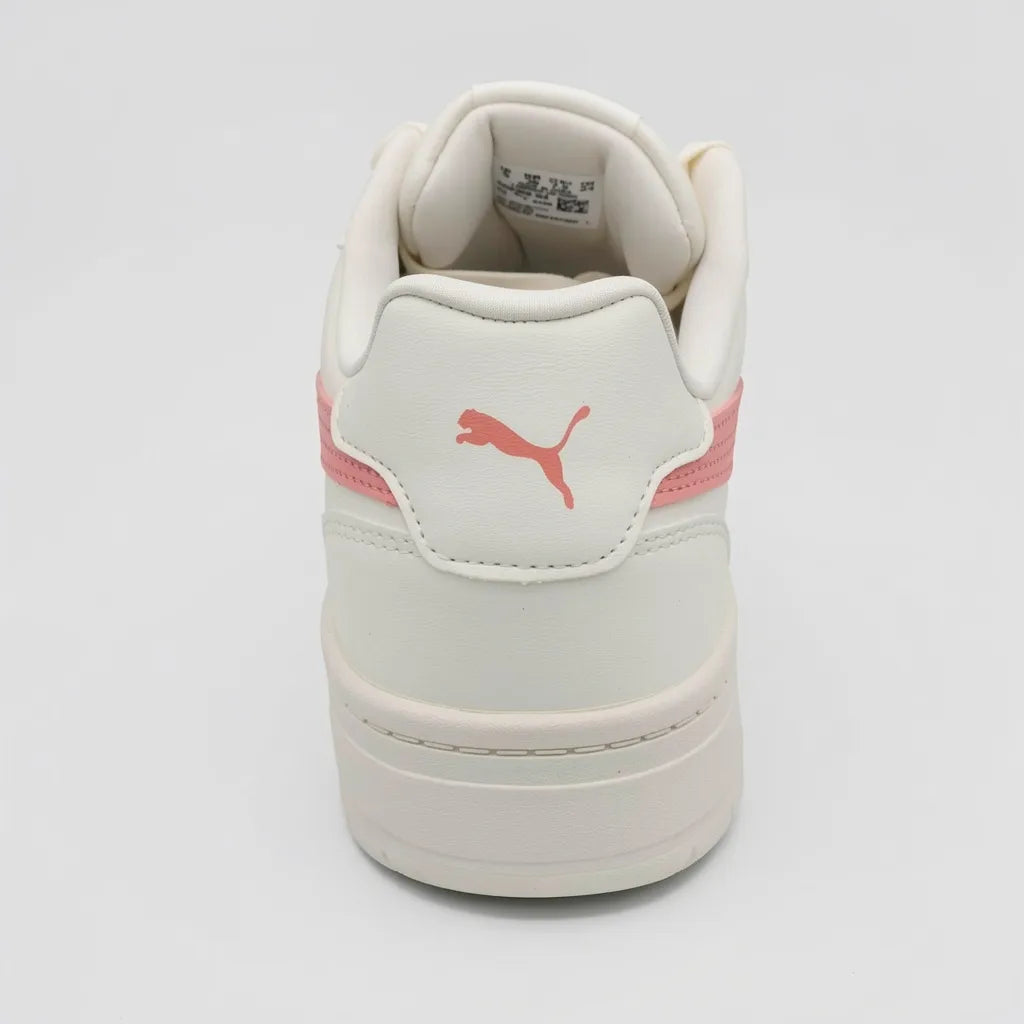 Puma Tenis Plataforma Crema Franjas / Lineas Salmón Lateral Suela Crema | Photo Studio AI | 4