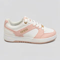 Guess Tenis Urbano Blanco Estampado G Rosado Todo Suela Blanca/ Rosado | Photo Studio AI | 1