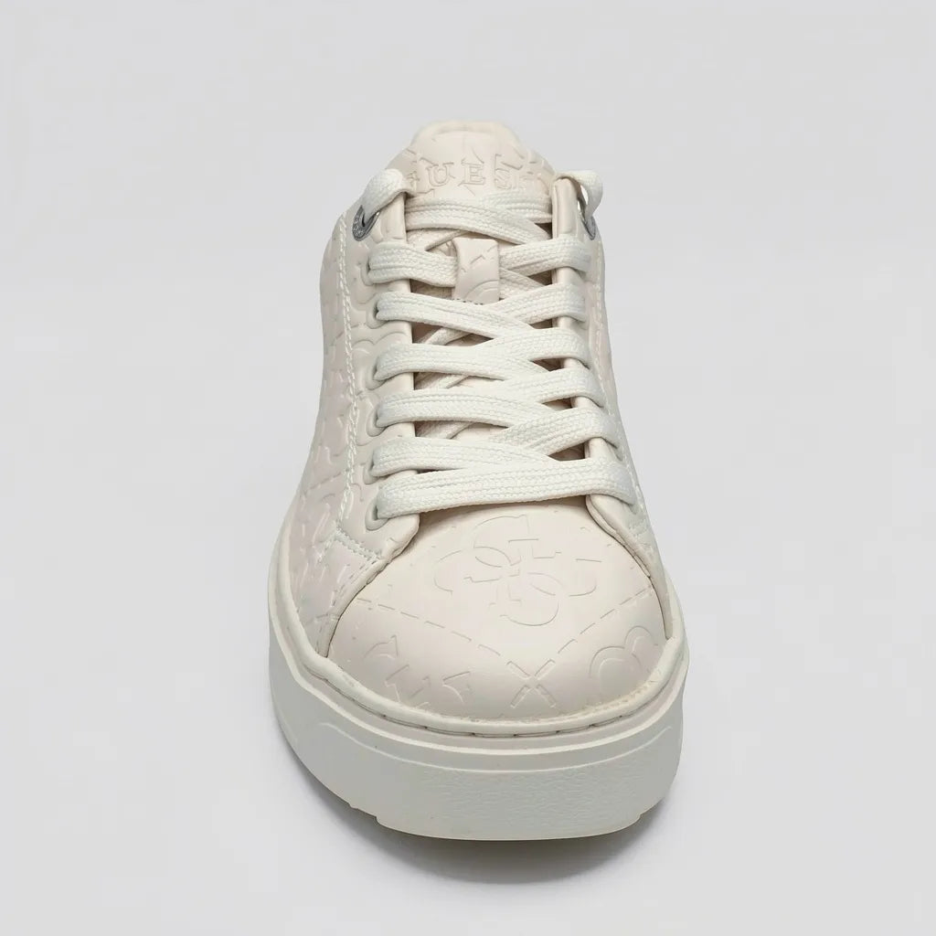 Guess Tenis Plataforma Crema Textura N/A Todo Suela Crema | Photo Studio AI | 3