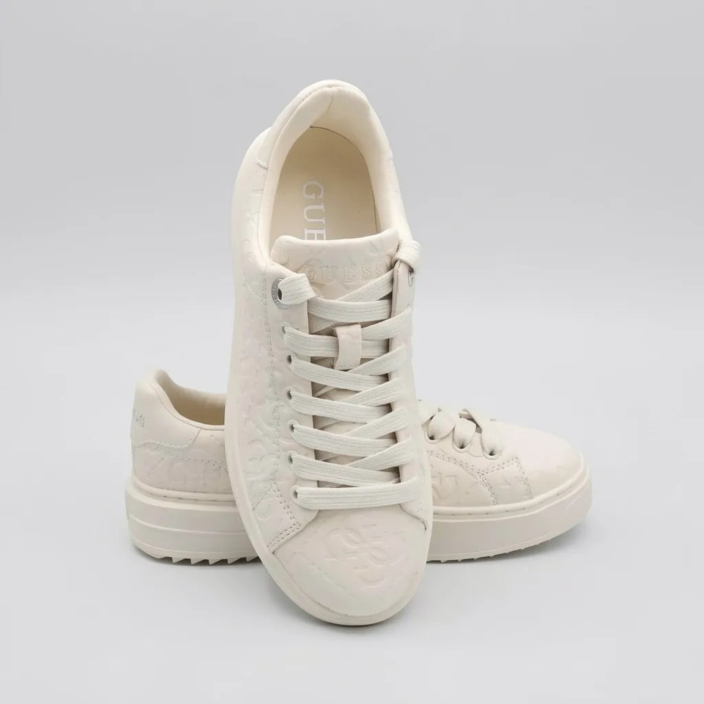 Guess Tenis Plataforma Crema Textura N/A Todo Suela Crema | Photo Studio AI | 5