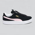 Puma Tenis Urbano Negro Detalles Rosado Lateral, Lengüeta y talón Suela Blanca | Photo Studio AI | 1