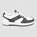 Guess Tenis Urbano Blanco Bordado G Negro Punta, lateral y talón Suela Blanca/ negro | Photo Studio AI | 1