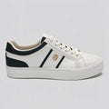 Tommy Tenis Plataforma Blanco hueso Detalles Verde Oscuro Lateral, Lengüeta y talón Suela Blanco Hueso | Photo Studio AI | 1