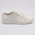 Tommy Tenis Minimal Crema Bordado TH N/A Todo Suela Crema | Photo Studio AI | 1