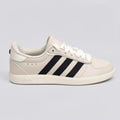 Adidas Tenis Urbano Arena Franjas / Lineas Negro Lateral Suela Blanco Hueso | Photo Studio AI | 1