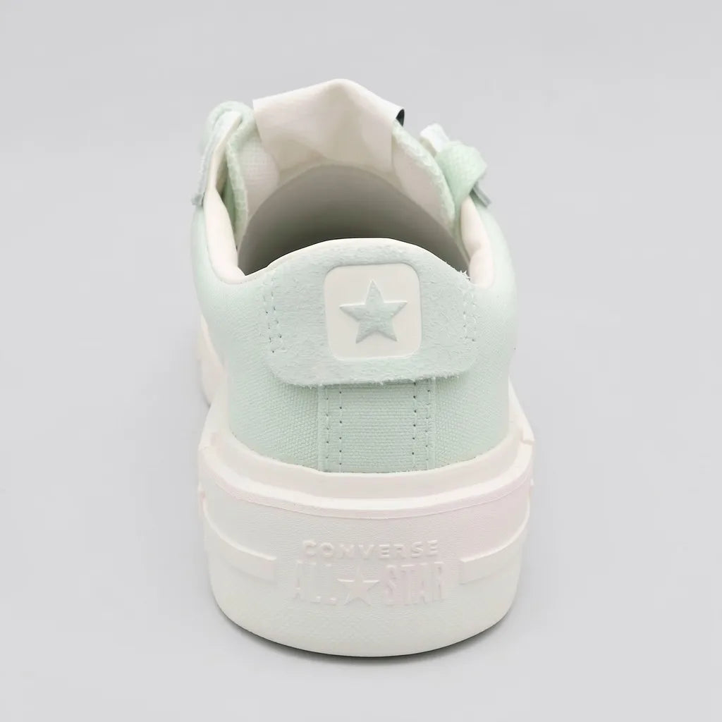 Converse Tenis Plataforma Verde Menta Logo Blanco/ Negro Lengüeta Suela Blanco Hueso | Photo Studio AI | 4