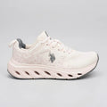 Polo Tenis Deportivo/ Casual Rosado Detalles Gris Lengüeta y Lateral Suela Rosada/ Gris | Photo Studio AI | 1