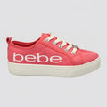 Bebe Tenis Casual Fucsia Placa Plateado Cintas Suela Blanca | Photo Studio AI | 1