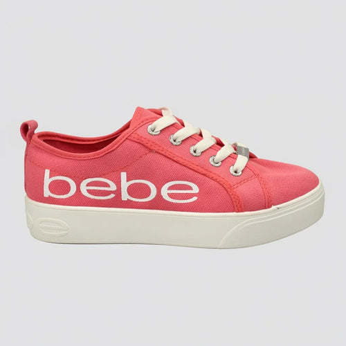 Bebe Tenis Casual Fucsia Placa Plateado Cintas Suela Blanca | Photo Studio AI | 1