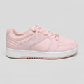 Guess Tenis Urbano Rosado Placa Dorado Cintas Suela Blanca/ Rosado | Photo Studio AI | 1