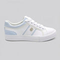 Tommy Tenis Plataforma Blanco Placa Dorado Lateral Suela Blanca | Photo Studio AI | 1
