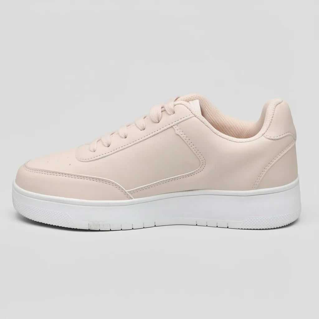 Nautica Tenis Plataforma Palo Rosa N/A Blanco Suela Suela Blanca | Photo Studio AI | 2