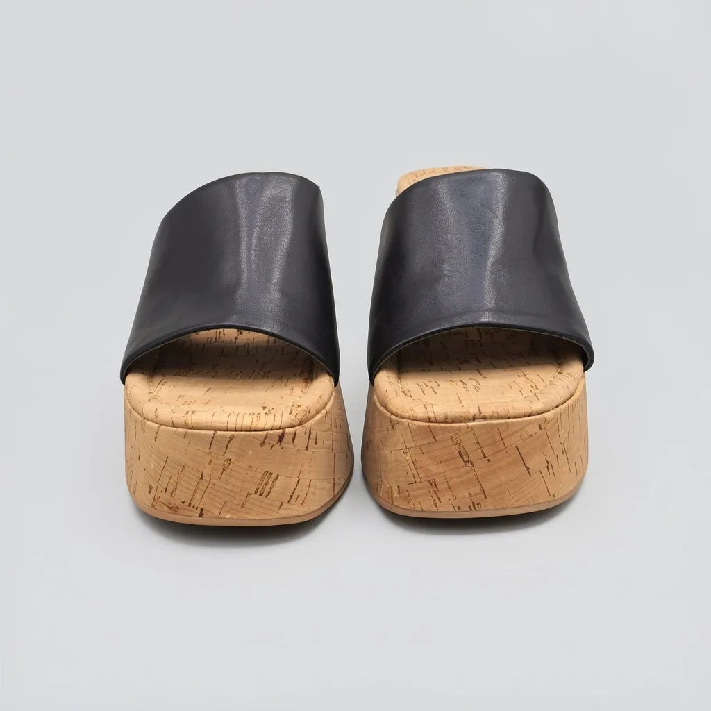 Madden Girl Sandalia Plataforma Negro N/A Café N/A Suela Corcho | Photo Studio AI | 5