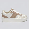 Guess Tenis Plataforma Blanco hueso Estampado G Café Claro Todo Suela Blanco Hueso | Photo Studio AI | 2