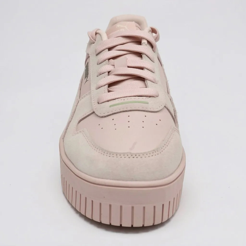 Puma Tenis Urbano Rosado Logo Dorado Lateral Suela Rosada | Photo Studio AI | 4