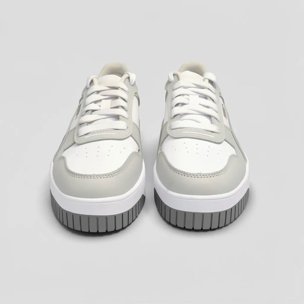 Puma Tenis Urbano Blanco Detalles Gris Todo Suela Blanca/ gris | Photo Studio AI | 5