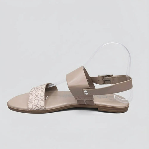 Calvin Klein Sandalia Tiras Beige Estampado N/A Empeine Suela Beige | Photo Studio AI | 2